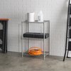 Hds Trading 3 Tier Steel Wire Shelf, Grey ZOR95908